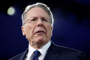 Wayne LaPierre, executive vice president of the National Rifle Association, speaking at the Conservative Political Action Conference in Oxon Hill, Md., last month. Credit Joshua Roberts/Reuters 